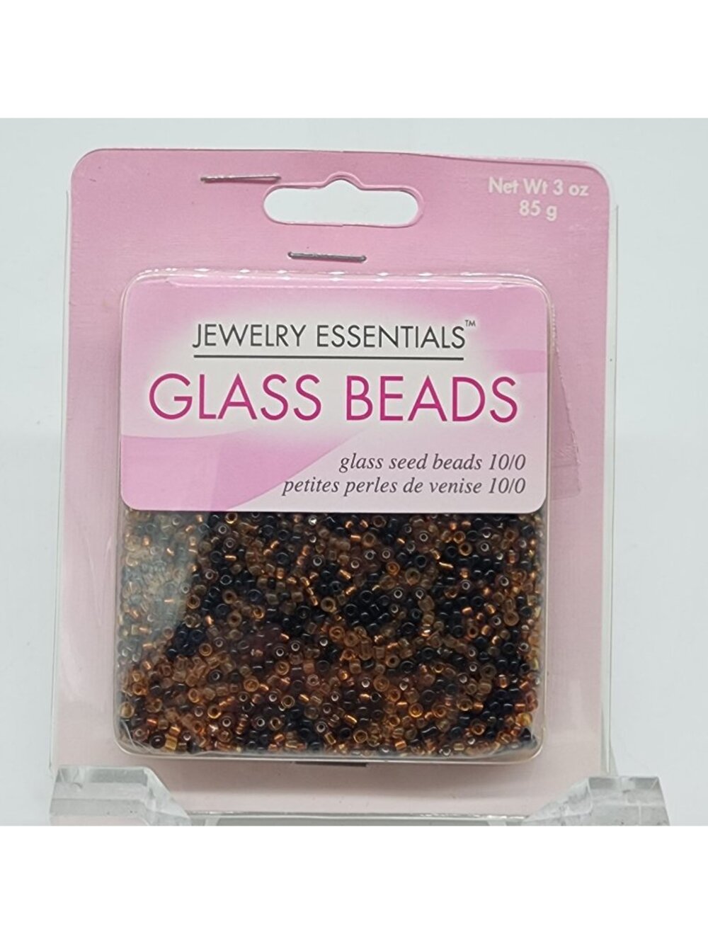 Glass Seed Bead Varying Brown Black by Horizon 9 oz 3 Packages Jewelry Supplies - Picture 1 of 3